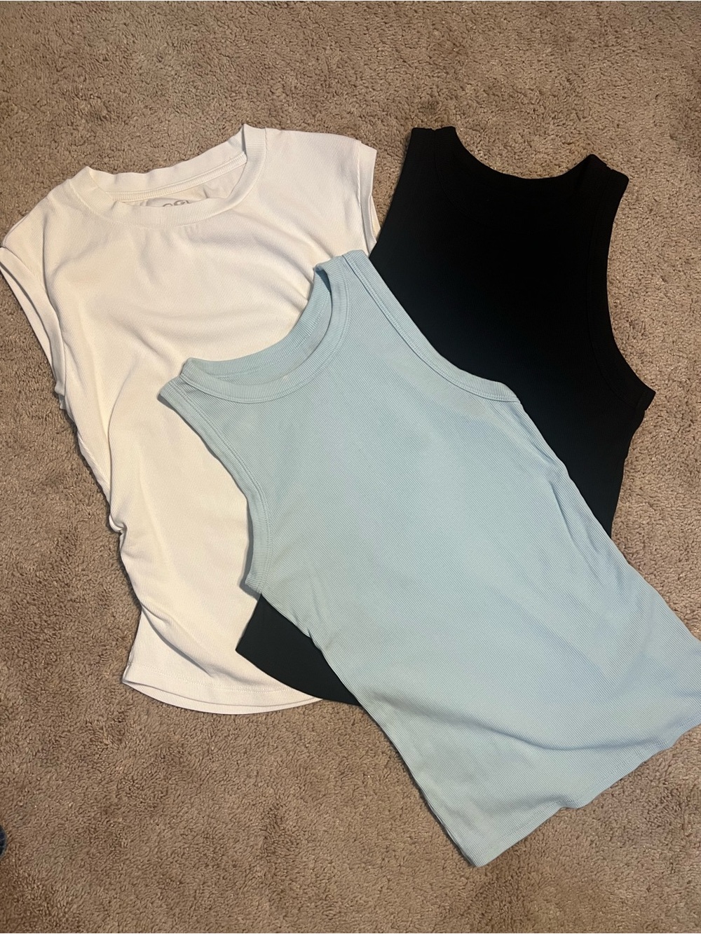 OGL Women’s Tank Top White (Large)
A New Day tank tops Light Blue, and Black